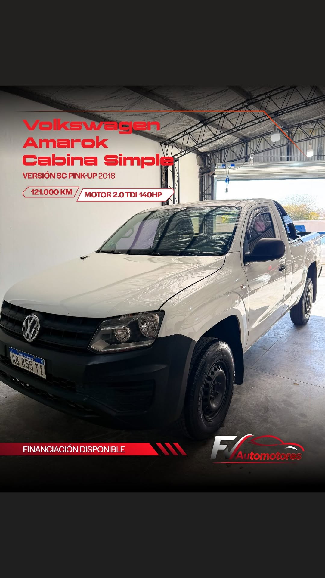 Volkswagen Amarok Cabina Simple